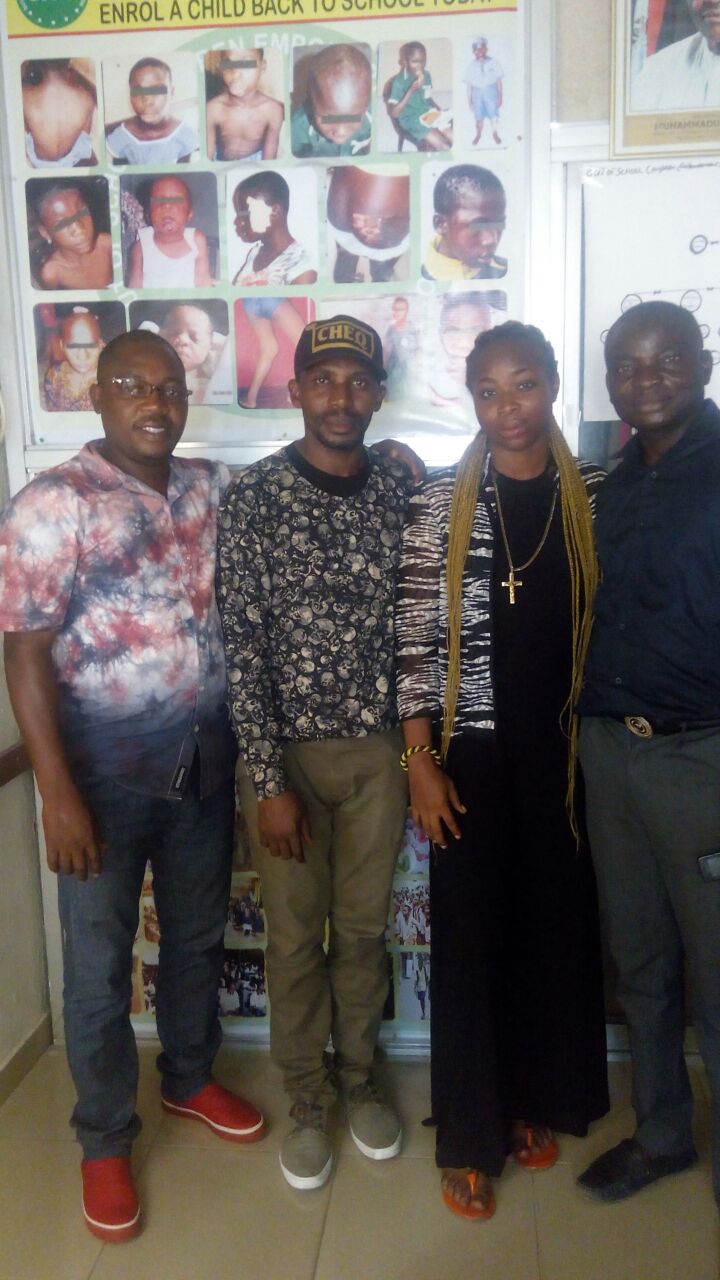 Patchufire Curtsey Visit to OSCEF for Collaboration to help Out of School Children